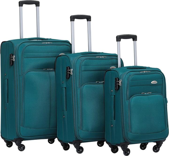 Immagine prodotto Beibye Set di valigie (Bagaglio a mano (fino a 50 litri), L (90 - 115l))