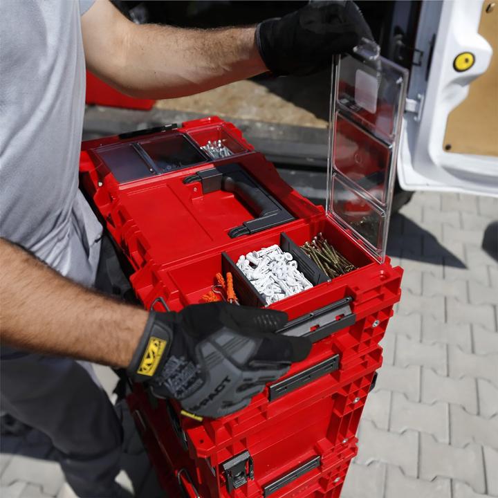 Actual product image Tool Brothers Toolbrothers RHINO PRIME Toolbox 150 Profi RED ULTRA HD Custom stackable 535 x 327 x 141 mm 13.5 l