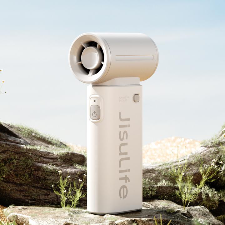 Actual product image Jisulife Handheld Fan Life9 (3600mAh) white