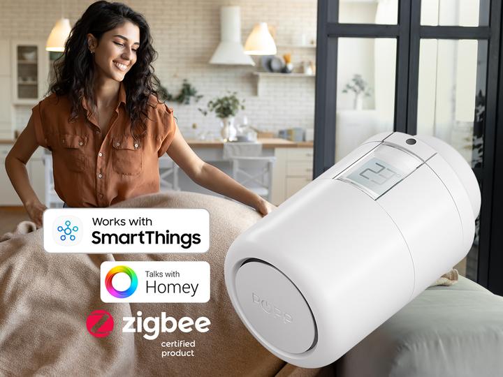 Actual product image Popp Smart Thermostat (Zigbee)