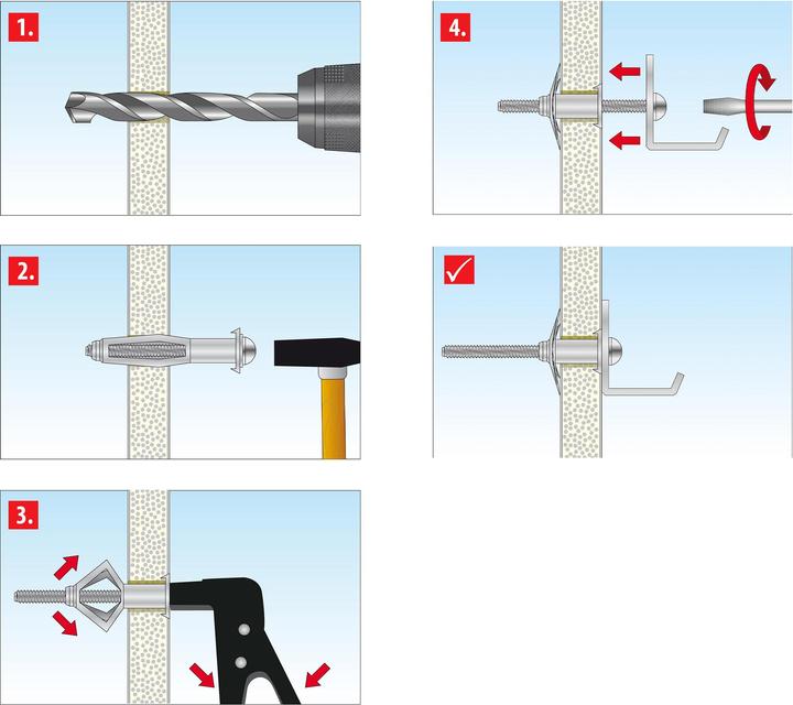 Image du produit Tox Metall-Hohlraumdübel Acrobat (50 pcs)