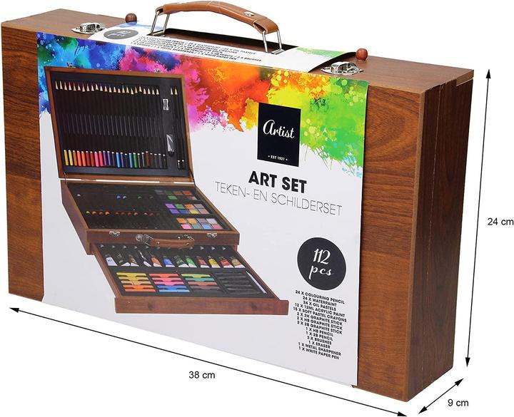 Actual product image ECD Germany Painting case 112 pcs. (Multicoloured, 112 x)