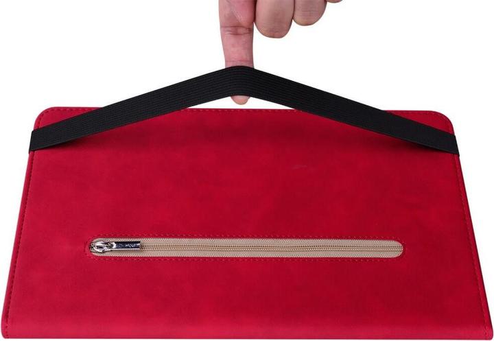 Image du produit Cover-Discount iPad 2022 (10.Gen) - Housse de protection avec zip poche rouge (iPad 2022 (10e génération))