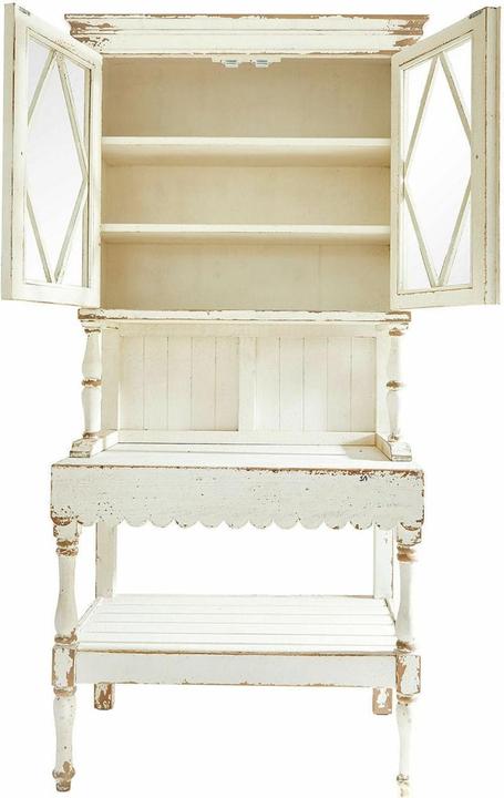 Actual product image Loberon Southon wardrobe antique white