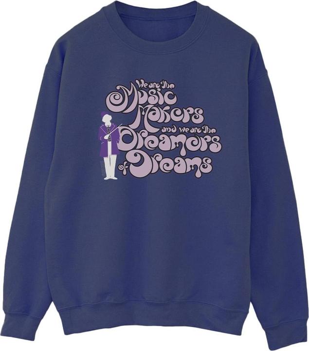 Immagine prodotto Willy Wonka & the Chocolate Factory Dreamers Text Felpa Donna (3XL)
