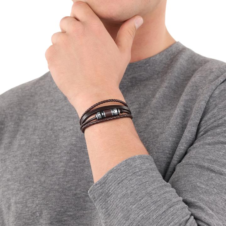 Actual product image S.Oliver Arm jewellery for men, stainless steel (21.50 cm, Stainless steel)