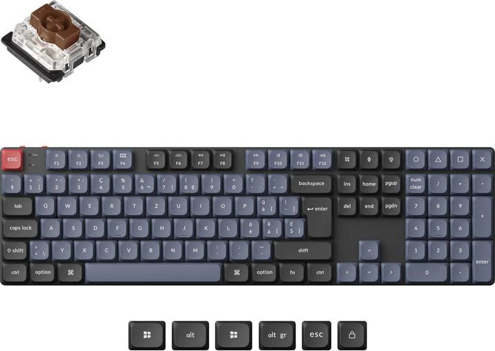 Image du produit Keychron K5 Pro (CH, Filaire, Sans fil)