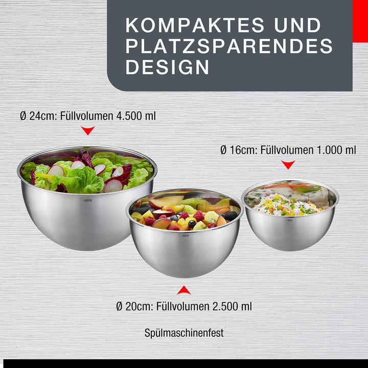 Productafbeelding GEFU Schaalset 'Mondi (24 cm, 4.50 l, 1 x)