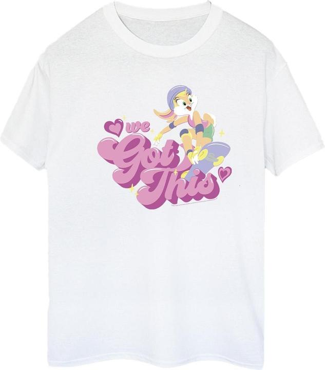 Actual product image Looney Tunes Womens/Ladies Lola We Got This Skate Cotton Boyfriend T-Shirt (XXL)