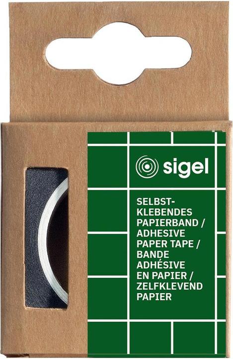 Immagine prodotto Sigel Nastro adesivo 10 mm x 16 m, nero (10 mm)