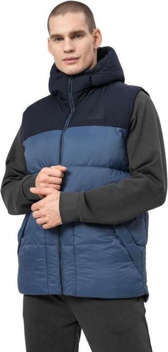 Actual product image 4F Men's waistcoat navy blue H4Z22 KUMP002 31S (31)