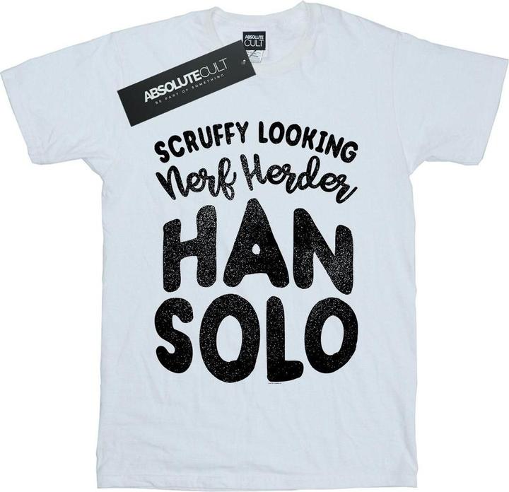 Actual product image Star Wars Mens Han Solo Legends Tribute T-Shirt (M)