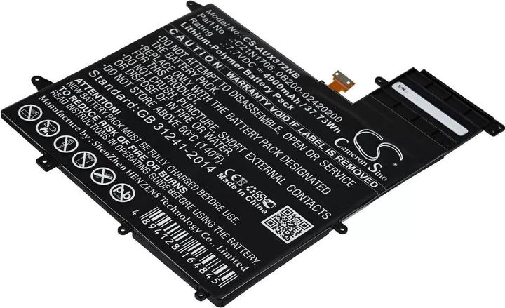 AccuCell Battery Asus Zenbook Flip S UX370, UX370UA, type C21N1706 (4900 mAh)