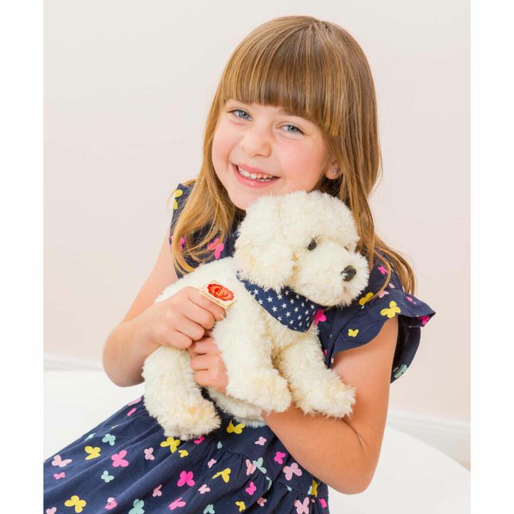Actual product image Teddy Hermann Labradoodle sitting 28 cm (22 cm)
