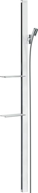 hansgrohe Brausestange Unica"E 1500mm weiss/chrom