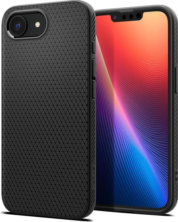 Produktbild Spigen Liquid Air iPhone SE(2025) Case - Matte Black (Apple iPhone 16e)