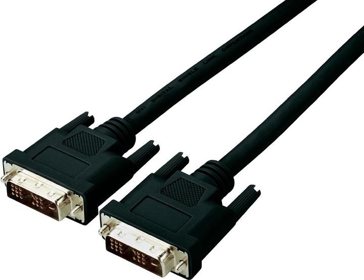 Productafbeelding Manhattan DVI-D monitorkabel DVI-D stekker naar DVI-D stekker (single link), beige, 1,8 m (1.80 m, DVI)