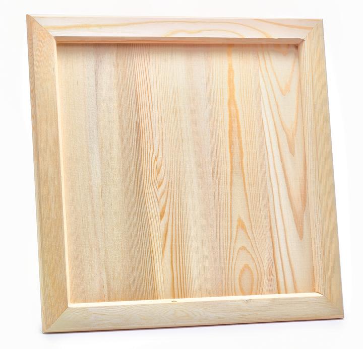 Image du produit VBS Cadre photo en bois "Carré", 37 x 37 cm, intérieur 30 x 30 cm