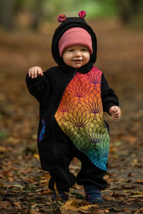 Produktbild Lennylamb Bear Romper - Rainbow Lotus (68)