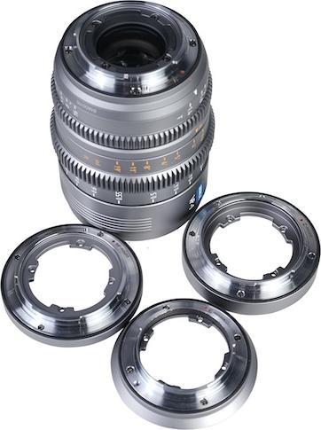 Immagine prodotto Sirui VP-1-3G VISION PRIME T1.4 Full-frame Cine Lens 24mm&35mm&50mm Grey Wechsel Mount (C-mount, Full-frame)