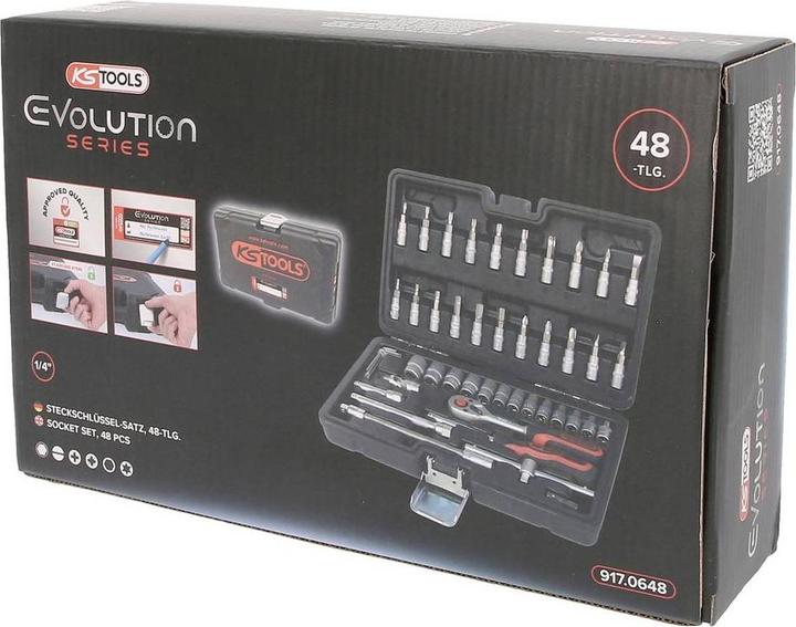 Produktbild KS Tools Steckschlüssel-Satz (1/4")