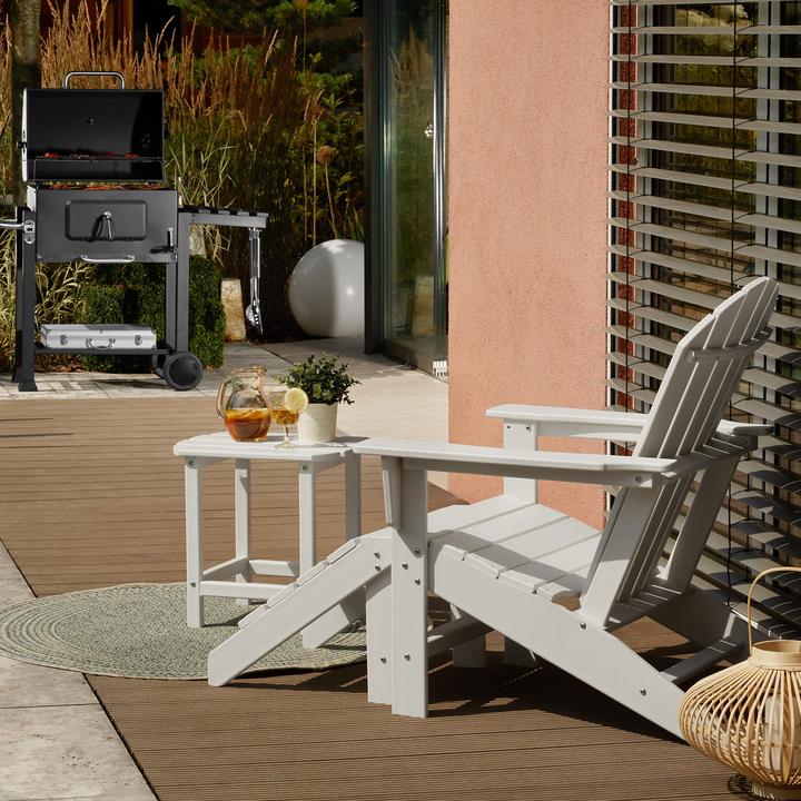Immagine prodotto tectake Sedia da giardino Joan con poggiapiedi