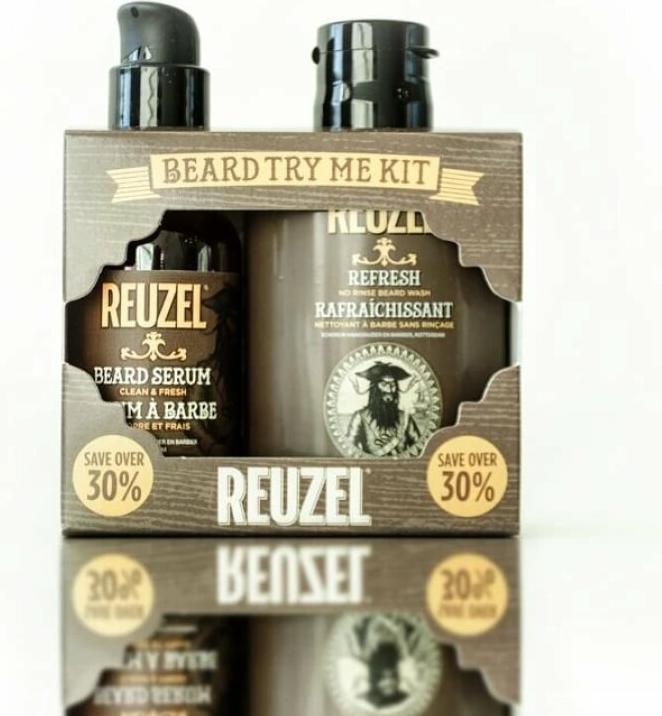 Produktbild Reuzel Beard Try Me Kit Bartpflege-Set - Bartöl & No Rinse Beard Wash (130 ml)