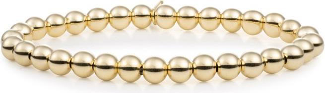 Sparkling Jewels Armband Gold Kugeln (18.50 cm, Silber 925)