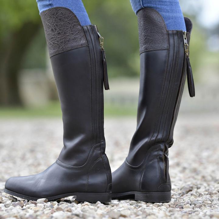 Actual product image Dublin Unisex Adult Nore Leather Waterproof Country Boots (39.5)