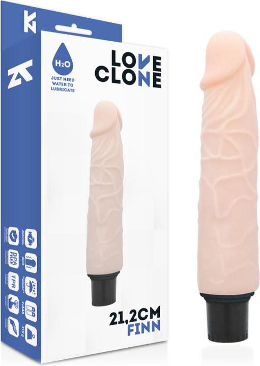 Actual product image Love Clone Loveclone Finn Self Lubricating Vibrator 21.2cm