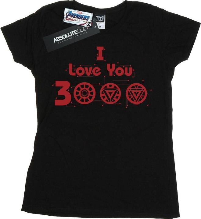 Avengers Endgame Ich liebe dich 3000 Schaltkreise Baumwolle TShirt