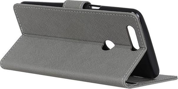 Produktbild MU Classic Leder Hülle mit Kreuzmuster (OnePlus 5T)