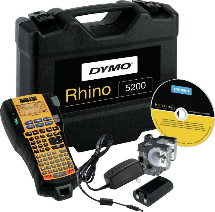 Image du produit Dymo Kit de mallette Rhino 5200 SV/DA/NO/FI (32400 dpi)