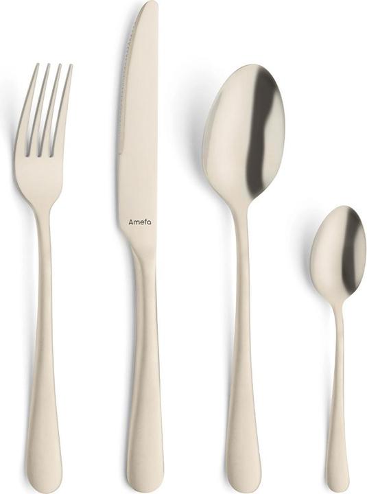 Immagine prodotto Amefa Set di posate AUSTIN 16 pezzi PVD champagne (16 Pezzo/i, Set di posate)