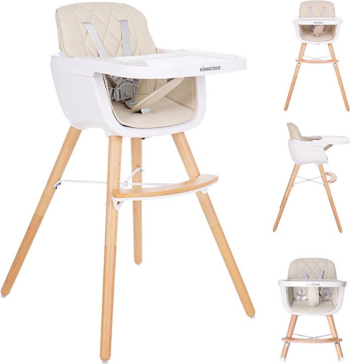 Actual product image Kikkaboo High chair 2 in 1 Woody (Highchair)
