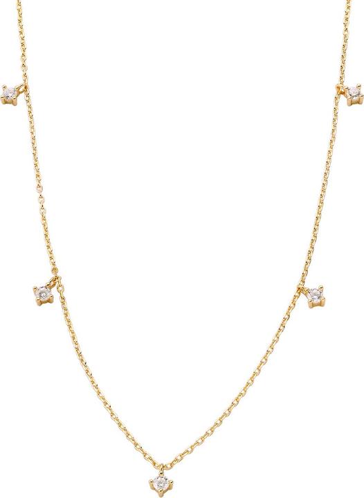 Actual product image Xenox Crush necklace (Silver 925, With stone(s), Gold plated, 40 - 45 cm)