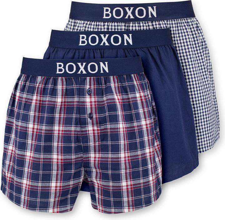 Produktbild Boxon 3er Pack Web Boxershorts (3XL, 3er Pack)