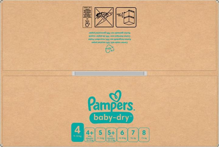 Produktbild Pampers Baby-Dry (Gr. 4, Monatsbox, 204 Stück)