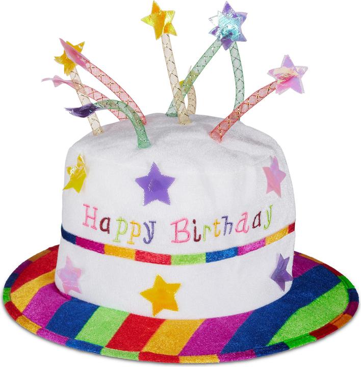 Immagine prodotto Relaxdays Cappello Happy-Birthday