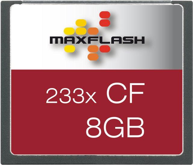 Produktbild Memorysolution MAXFLASH Flash-Speicherkarte (8 GB, CF)