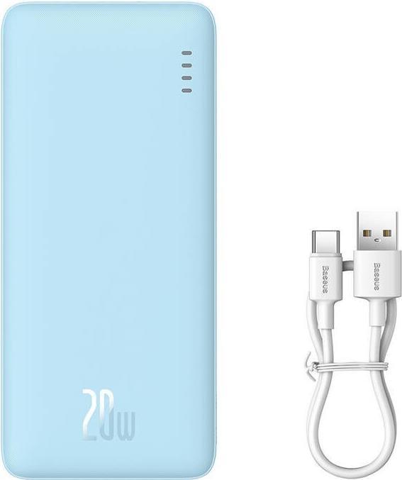 Immagine prodotto Baseus Airpow 10000 mAh 20W powerbank (blu) (10000 mAh, 20 W, 20 Wh)