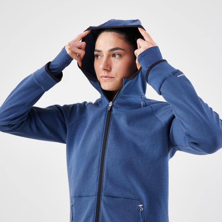 Produktbild Kiprun Laufjacke Damen warm - Run 500 Warm blau (M)