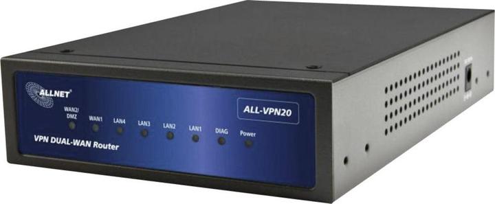 Immagine prodotto Allnet ALL-VPN20 Built-in Ethernet Port ADSL Black Cable Router
