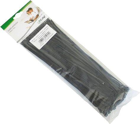Actual product image InLine Cable Tie Black (Pack of 100) (Plastic cable ties, 300 mm, 100 pcs.)