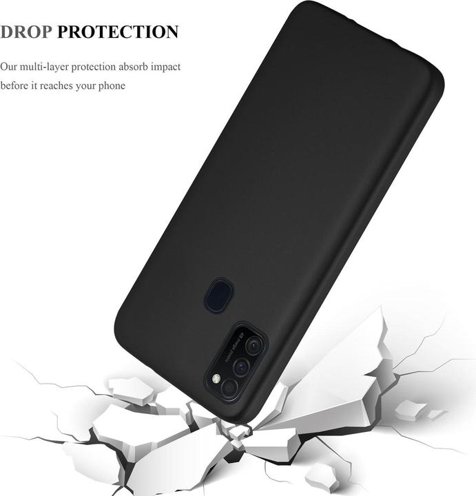 Productafbeelding Cadorabo TPU Matte Metallic hoes (Samsung Galaxy M21, Samsung Galaxy M30)