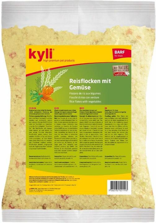 Immagine prodotto Kyli Fiocchi di riso con verdure ed erbe (Junior, Senior, Adulto, 1 pz., 2000 g)