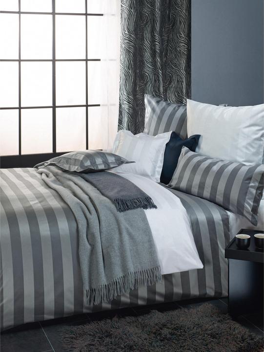 Immagine prodotto Curt Bauer Biancheria da letto damascata Como grigio acciaio (Copripiumino, 135x200 cm)
