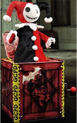 Actual product image Geek X DC Comics "Jumping Devil Harley Quinn" music box