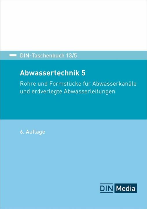 Produktbild Abwassertechnik 5 (Deutsch, DIN e.V., 2024)