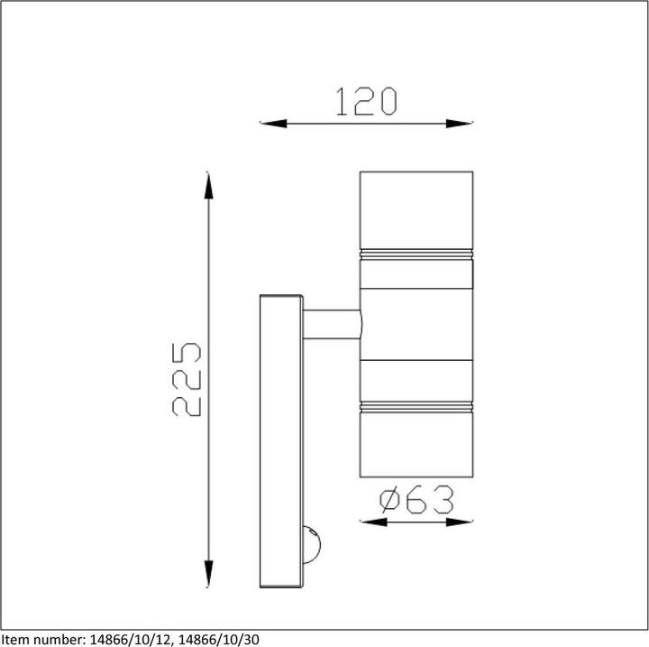 Actual product image Lucide Arne (350 lm, GU10, IP44)